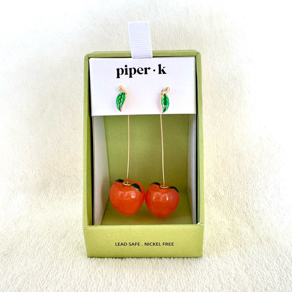 Viral Piper K Peach Earrings